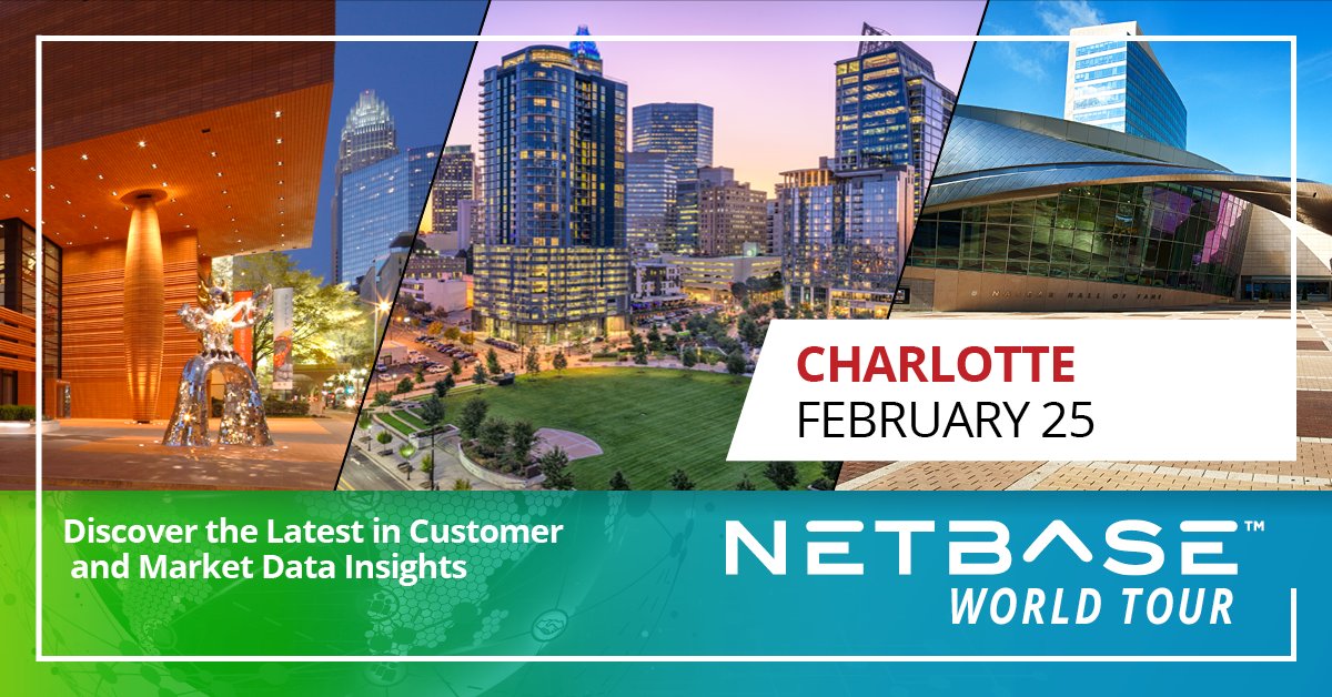 quid_official's tweet photo. Our #NetBaseWorldTour stops in #Charlotte on Tue (2/25). RSVP for FREE - https://t.co/6t7b9CiQj4.
Director of #Insights and #DigitalIntelligence, Nicki Zink (@nickirossoll) of @PurpleStrats will share how taking an integrated approach to research can empower decision making. https://t.co/eFNWUtqxSS