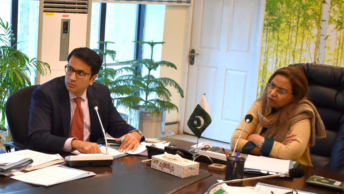 ClimateChangePK's tweet image. Secretary Ministry of Climate Change, @naheedsd_shah chaired a review meeting on #10BillionTreeTsunami with provincial experts. 

She exchanged input from regional experts and discussed lessons learned from previous plantation activities.