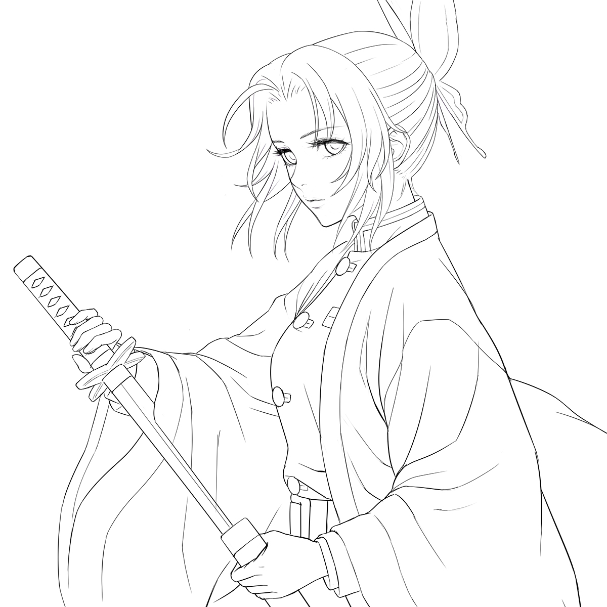 胡蝶しのぶです。
絵柄の模索も兼ねて

#鬼滅の刃 #胡蝶しのぶ 