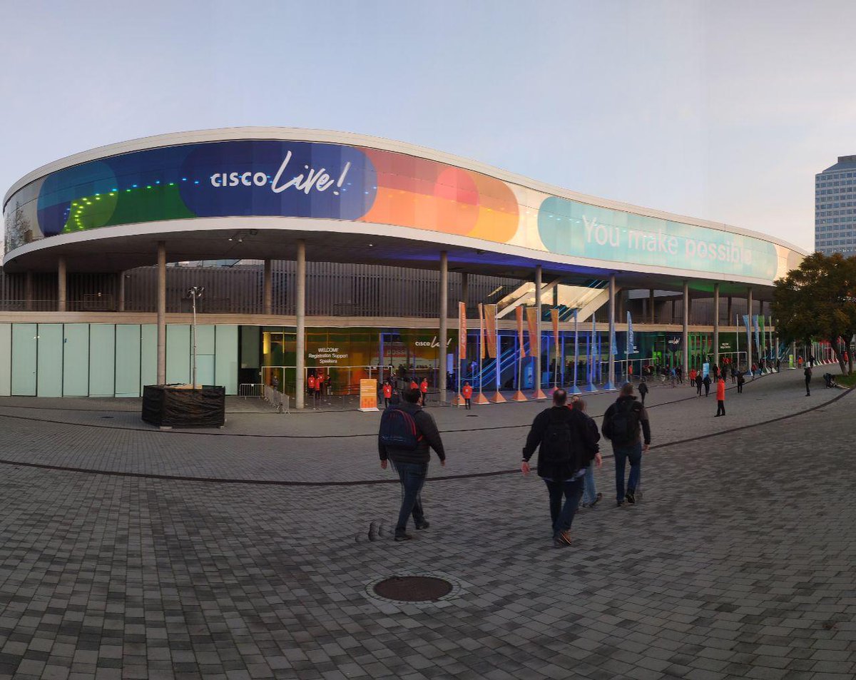 selution_csirt's tweet photo. 📍 Wir sind dabei am @Cisco Cisco Live Event in Barcelona!
Wir freuen uns auf spannende Keynotes und innovative Lösungen.

#cisco #ciscolive #ciscoliveeurope #barcelona #selution #staytuned @Cisco_CH @CiscoLiveEurope https://t.co/QIXwsVx6bK