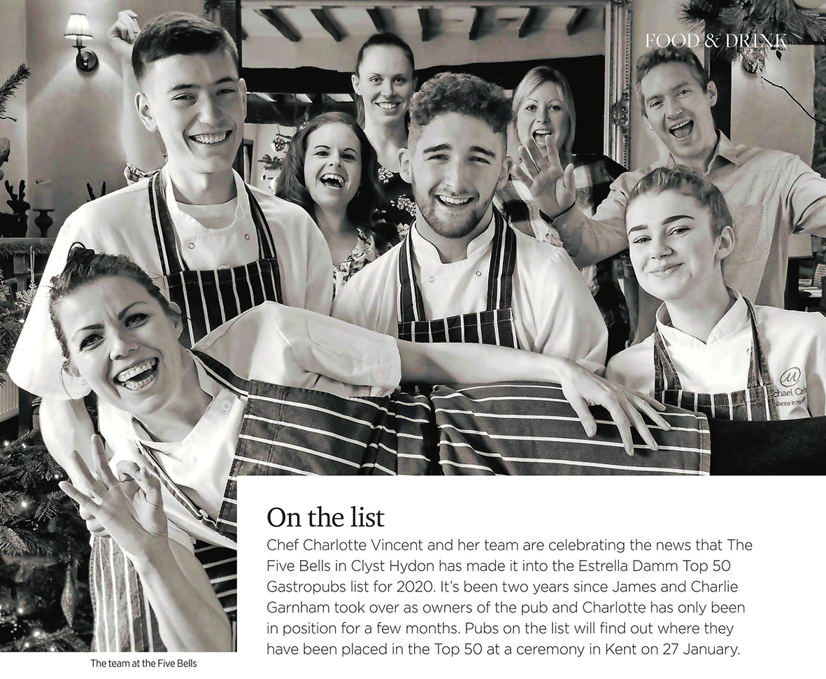 FiveBellsDevon's tweet photo. THE COUNTDOWN IS ON! ..... Results announced tonight @Top50Gastropubs @MorningAd #fivebells #devonpub #superexcited https://t.co/bJUtRfQ8Ki