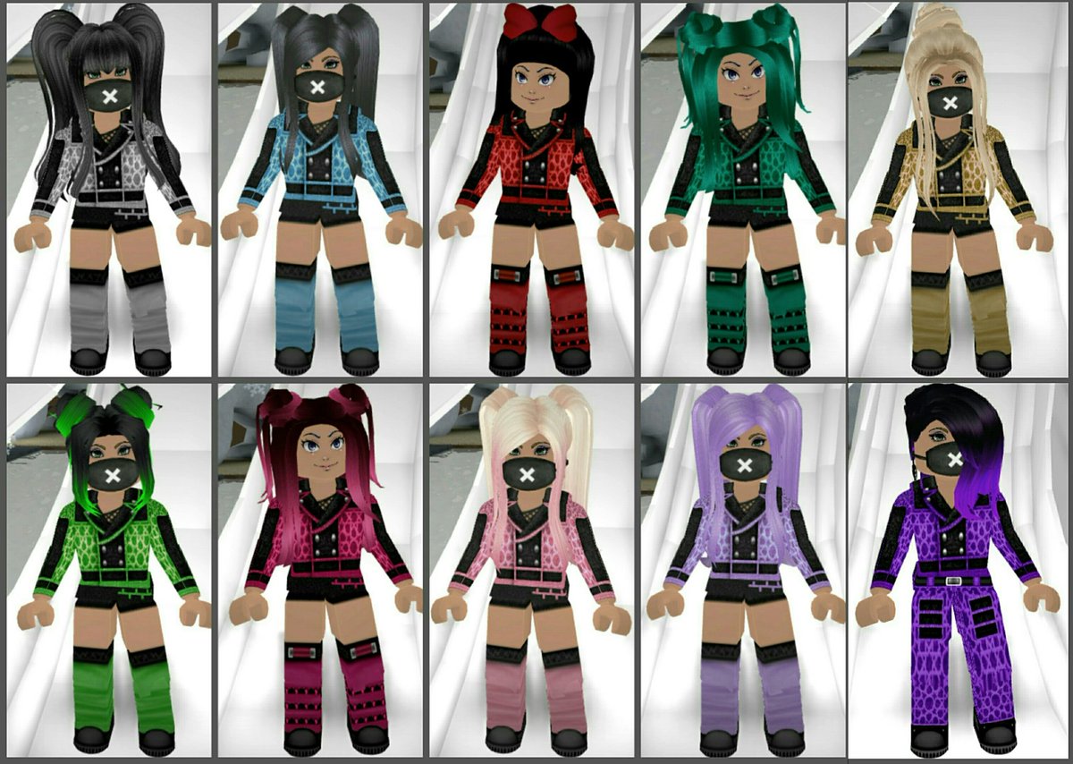 Katveyn On Twitter A New Set Of Clothes In The Group Fruit Monster Jacket Shorts With High Boots Or Long Trousers As Pictured At Bottom Right Welcome To Store - roblox cheap hair groups
