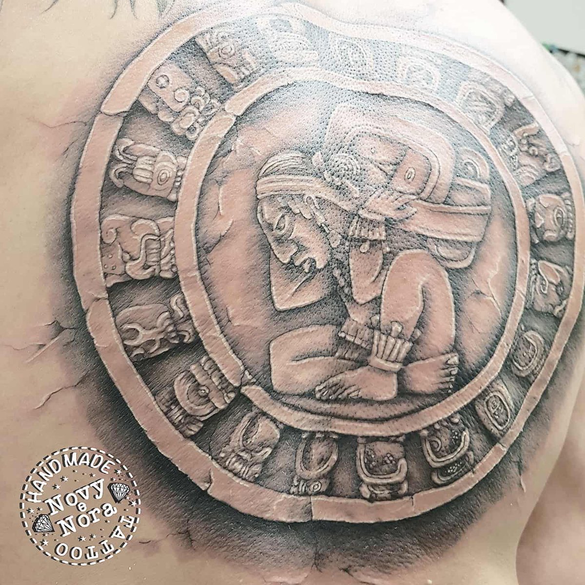 Novytattoo Handmade On Twitter The Mayan Calendar Maya Mayantattoo Mayancalendar Calendariomaya Tattoo Handmadetattoostudio Carpi Tattooedmen Inkedman Art Intherock Graven Scolpito Ink Https T Co Pgwkfmruyv