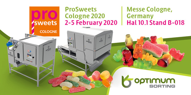OptimumSorting's tweet photo. Visit us at ProSweets Cologne 2020 - https://t.co/m2JBZZmt6M https://t.co/nYFVAw33Gw
