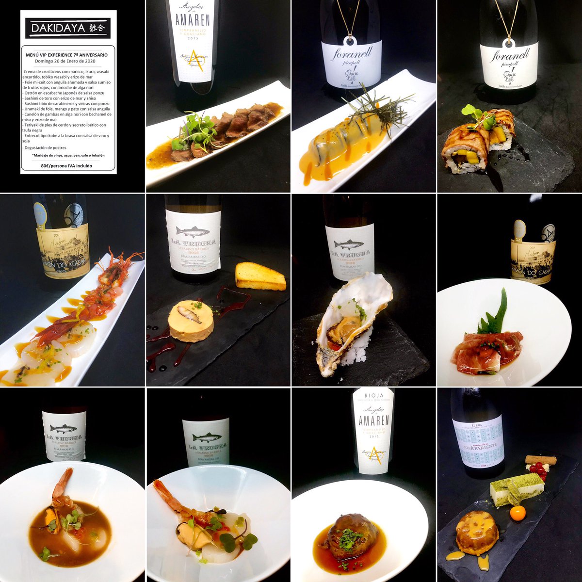 Muchísimas gracias al equipazo del <a href="/dakidaya12/">Dakidaya</a> por la VIP Experience gastronómica 💯 en su 7o Aniversario 🙌🏻
.
Un verdadero placer compartir los vinos que forman la gran familia de bodegas #vincelonandfriends con su cocina 🔝
.
¡Salud amigos 🍷!