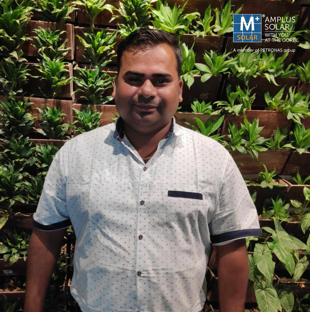 amplussolar's tweet photo. We heartily welcome Mr. Jeeban Mohapatra as a Manager in Operations and Maintenance Team.
We wish him a successful journey ahead!!!
#LifeAtAmplus #AmplusSolar #BestPlaceToWork #WelcomeToTheFamily #WelcomeToTheTeam #AmplusFamily https://t.co/k0qmX3ApzQ