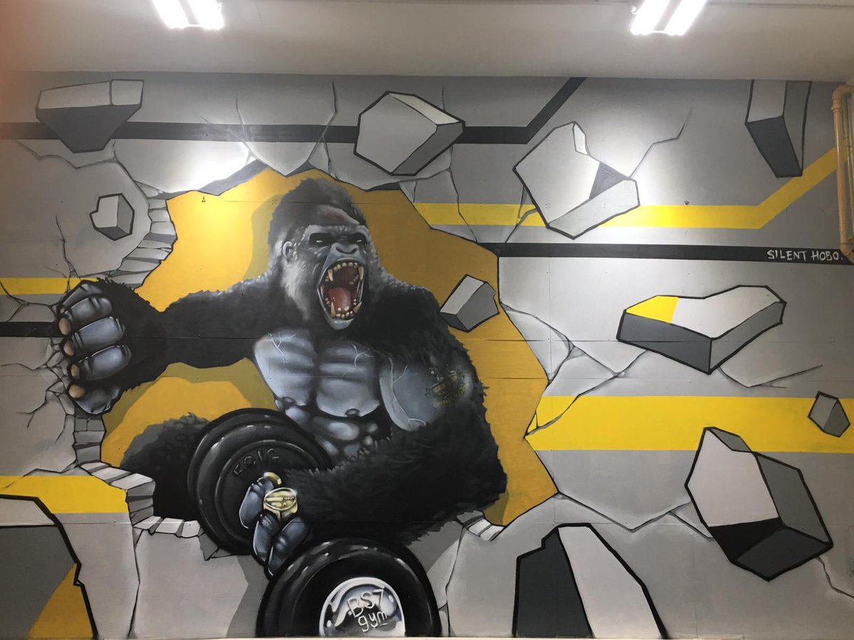 BS7 Gym Bristol (@bs7gym) on Twitter photo Check out our amazing piece of work from <a href="/silenthobo/">silenthobo</a> in the Performance Zone of our gym👏🎨
Make sure you come and check it out!
#BS7Gym #StreetArt Check out our amazing piece of work from <a href="/silenthobo/">silenthobo</a> in the Performance Zone of our gym👏🎨
Make sure you come and check it out!
#BS7Gym #StreetArt