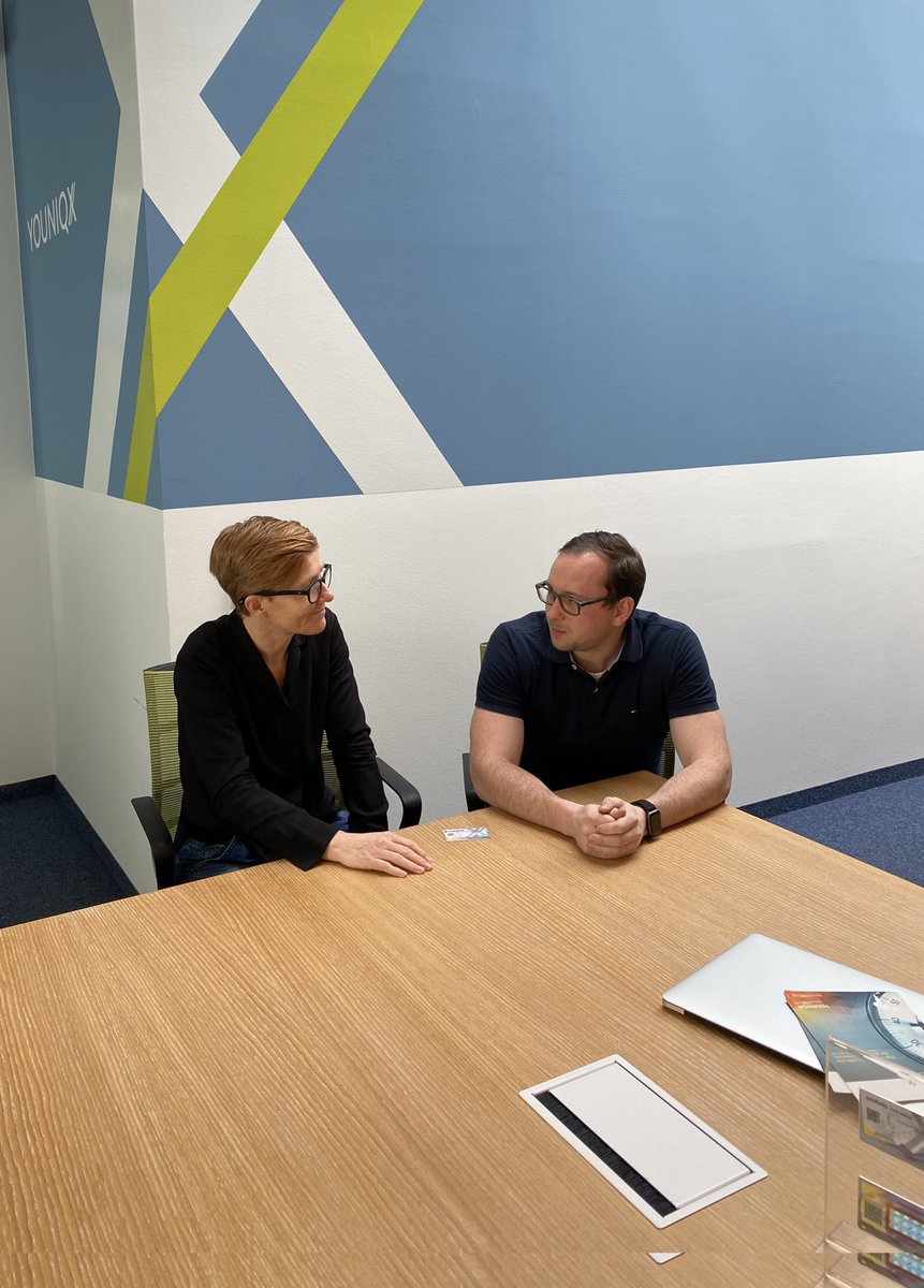 youniqx's tweet image. Really happy to welcome Austrian author and bitcoin insider @AnitaPosch at our office in #Vienna, showing her the birthplace of our high-security cold wallet #chainlock 🔒Absolutely interesting to share ideas about secure #crypto storage and the future of #bitcoin!