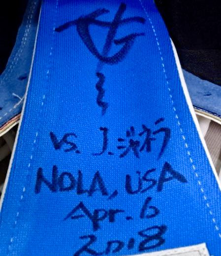 RHP4ever's tweet image. The Great Sasuke @the_greatsasuke mask from his match with Joey Janela @JANELABABY at GCW @GCWrestling_ Joey Janela’s Spring Break 2. #GreatSasuke #GCW #JJSB2