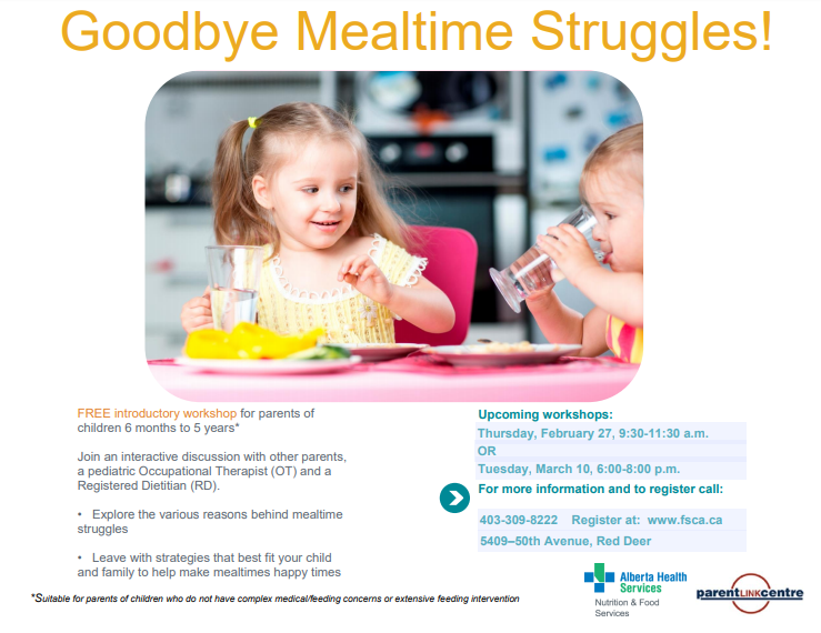 RDEarlyYears's tweet photo. FREE introductory workshop for parents of children 6 months to 5 years.

Join an interactive discussion with other parents, a pediatric Occupational Therapist (OT) and a Registered Dietitian (RD) https://t.co/05uohlt1be