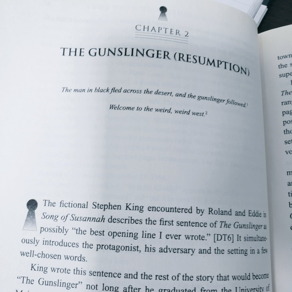 DarkTowerJunkie's tweet photo. "The Road to The Dark Tower" by author @BevVincent
The Man in black fled across the desert, and the Gunslinger followed.
#TheDarkTower #StephenKing #Ka #MidWorld @BevVincent @robinfurth https://t.co/dzD2zD8Q0f