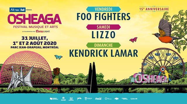 947rouge's tweet photo. 🚨@Bell_FR Alt Télé est fier d’annoncer EN PRIMEUR les têtes d’affiche d'@osheaga: @lizzo, @kendricklamar &amp; @foofighters! On souhaite une 15e édition GÉNIALE, du 31 juillet au 2 août au @ParcJeanDrapeau. Programmation complète et billets disponibles DEMAIN https://t.co/br7YXFnS18 https://t.co/WfdQir2i7q