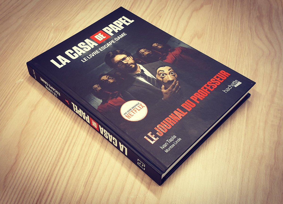 #LaCasaDePapel Le journal du professeur chez Hachette Heroes le 05/02