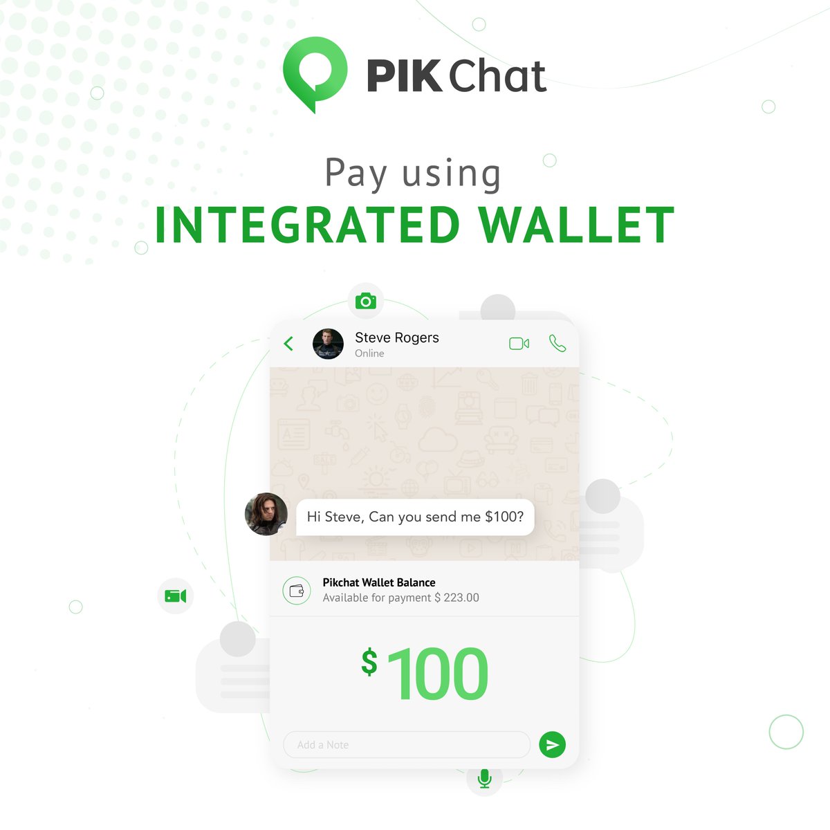 InstantPikchat's tweet image. Pay using Integrated Wallet

Learn one: pikchat.co

#chatapp #chatsdk #chatapi #SDK #API #android #iOS #firebase #github #opensource #encryption #pikchat