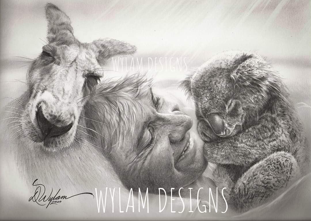 Metal7Head20's tweet photo. @BindiIrwin  @TerriIrwin @RobertIrwin  Incredible portrait paying tribute to a great man https://t.co/fctbmsDDp2