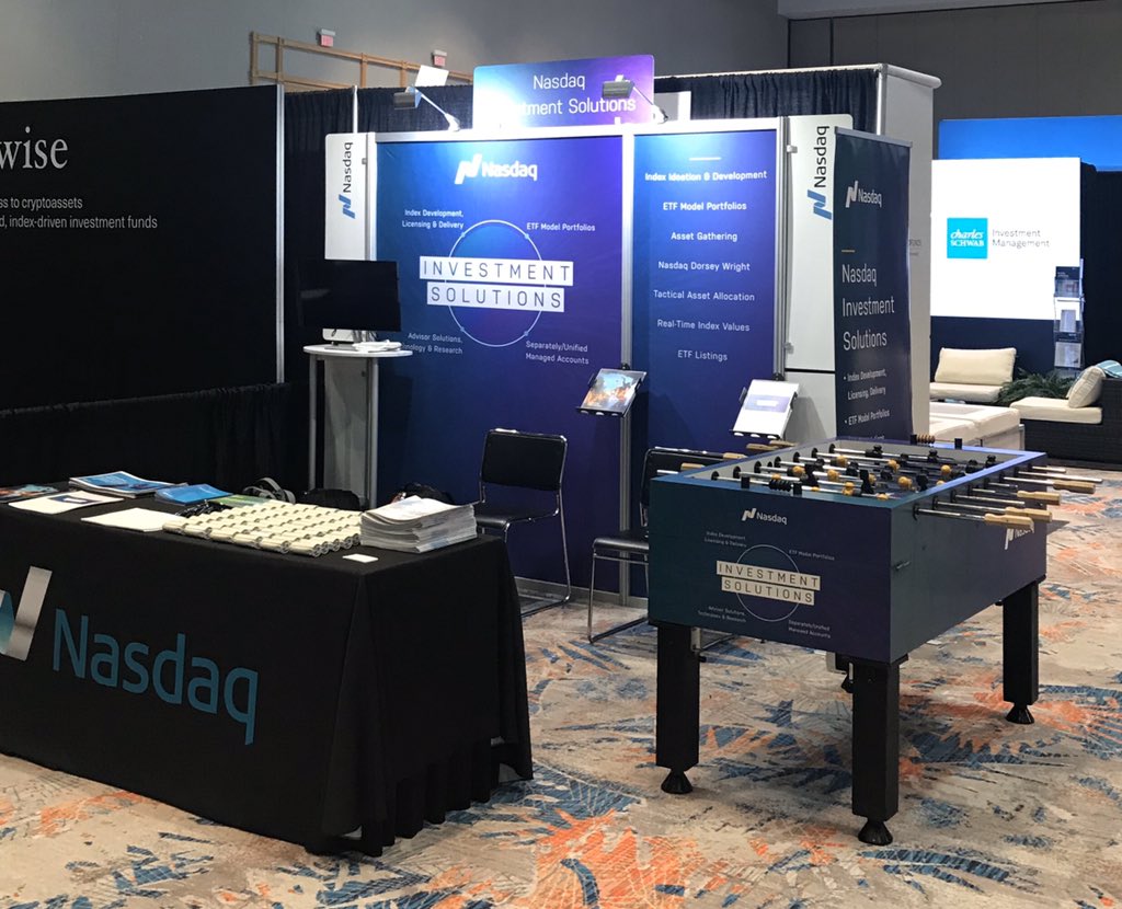 @Nasdaq is delighted to be supporting @InsideEtfs Come visit our booth and I’ll show you all of our #ETFModels #Nasdaq #NasdaqStrong #DorseyWright