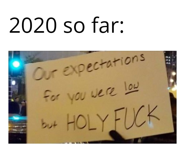 And it's still January