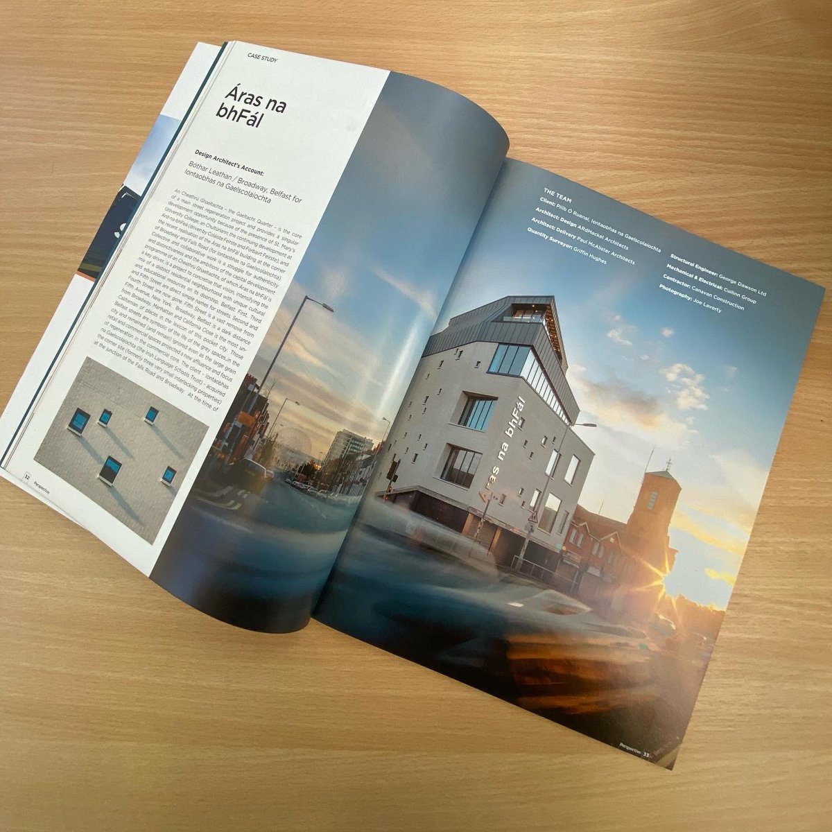 PMCarchitects's tweet photo. Have you seen this month’s Perspective magazine? 

Áras na bhFál, on the junction of Falls Road and Broadway, was developed by Iontaobhas na Gaelscolaíochta (InaG) the trust fund for Irish language schools.

Read more about this project here
https://t.co/sjUioEmnDf https://t.co/HpNPooH9By