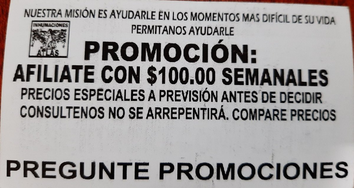 PaxxCultura's tweet photo. Sabemos que la muerte es inevitable, pero podemos estar preparados para ello, en una charla con José, dueño de funeraria #Atlas nos ofrece paquetes económicos para vecinos del distrito 14.

En conjunto #D14Federal y #D14Local 

@FcoRmzSalcido @PrisFrancoB https://t.co/0WbMx7xanH