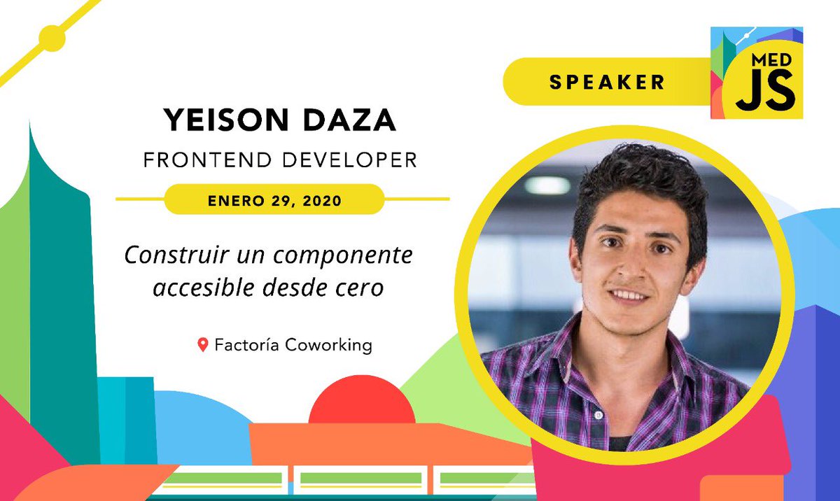 MedellinJS's tweet image. Acompáñanos este miércoles para nuestro primer #meetup del año 🙌🏻 en esta ocasión el evento será en #FactoriaCoworking nos vemos allá DeToditoJS V2  💛💙❤️

 meetu.ps/e/HFHtT/6zjSC/a