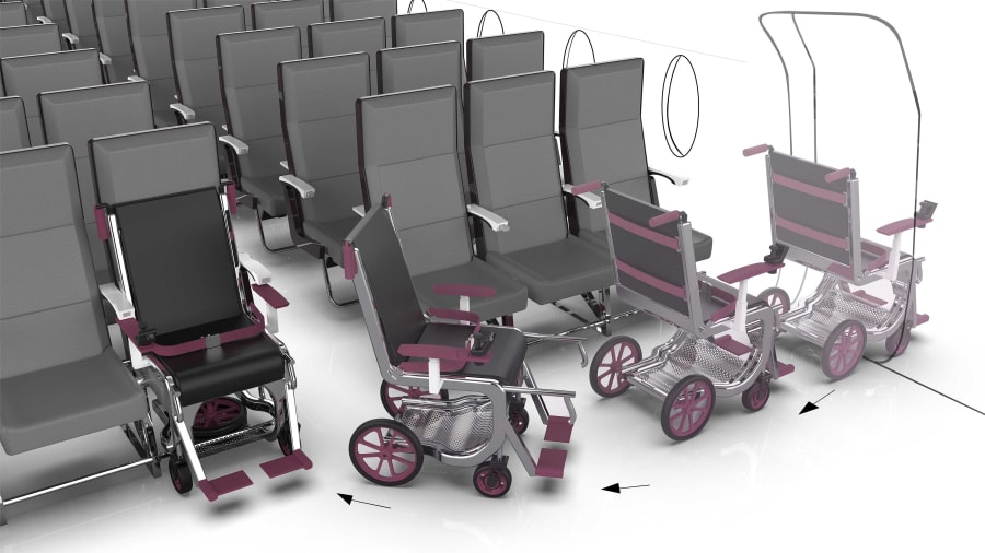 cnni's tweet photo. These could be the airplane cabins of the future https://t.co/W22oYspUhG https://t.co/YMauilksjq