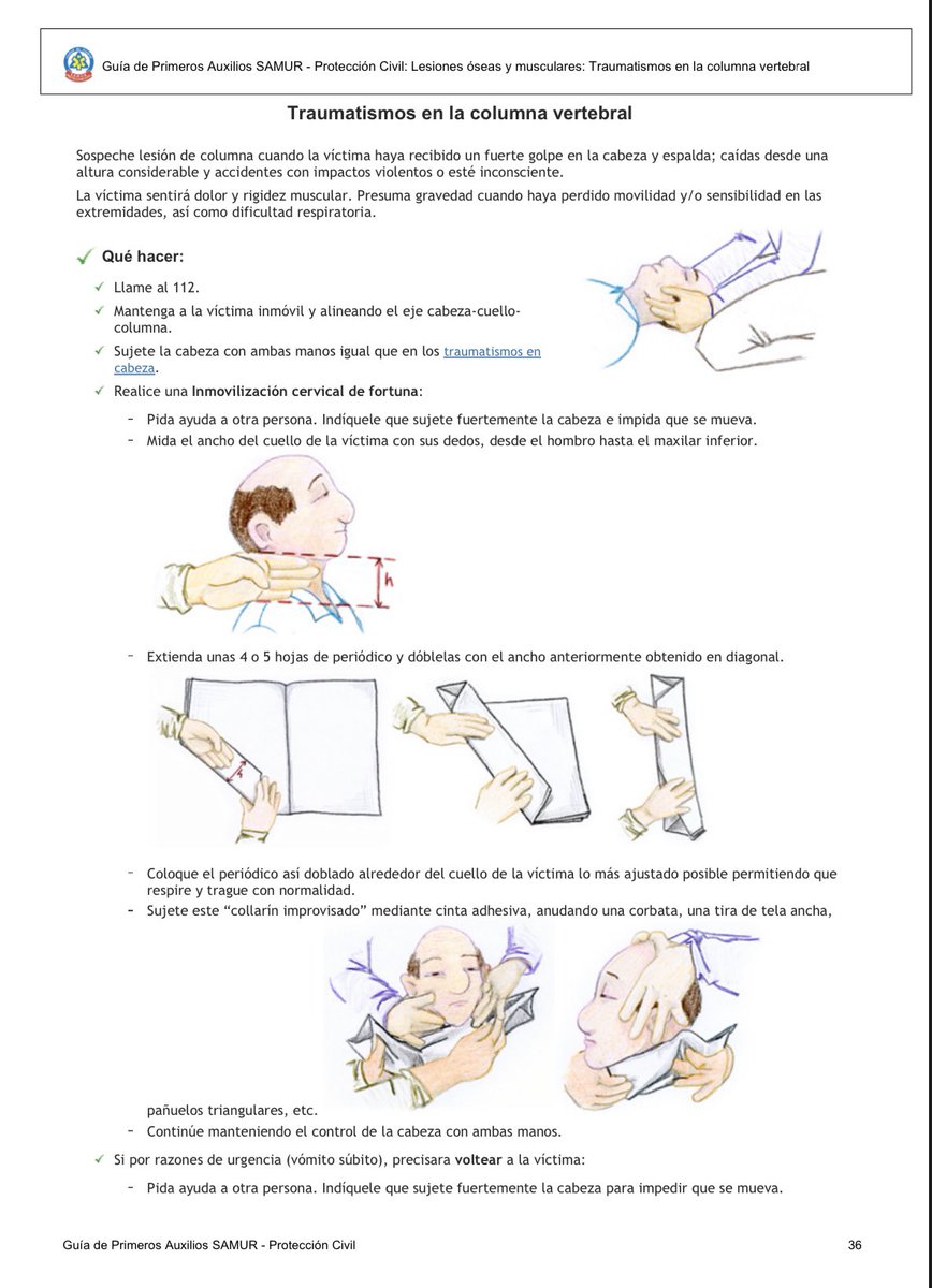 SAMUR_PC's tweet photo. ¿Sabrías como actuar ante un ciclista 🚴‍♀️ accidentado?

1️⃣ Proteger y señalizar la zona ⚠️
2️⃣ Alertar a los Servicios de Emergencia. 
3️⃣ Socorrer y ayudar a la víctima. 

#ConductaPAS Te dejamos más información que te será de ayuda 👉🏻https://t.co/EBF8ZzC0iW https://t.co/bdH3VNw4tk