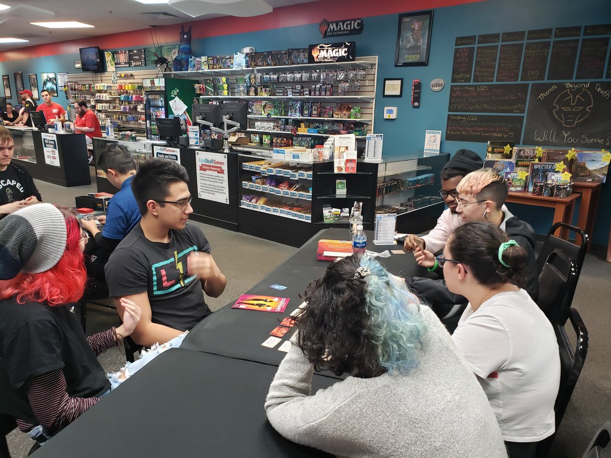 GK_UCF's tweet photo. Thank you to everyone who came to our Casual Game Night at Cool Stuff! If you couldn't make it, we're having an event at Arcade Monsters 02/04 at 6PM you could join!
Join our discord for more information https://t.co/xtG8FmgCdz
#UCF #gamingknights #ucfknights #CoolStuffGames https://t.co/2p5eFOfNDD