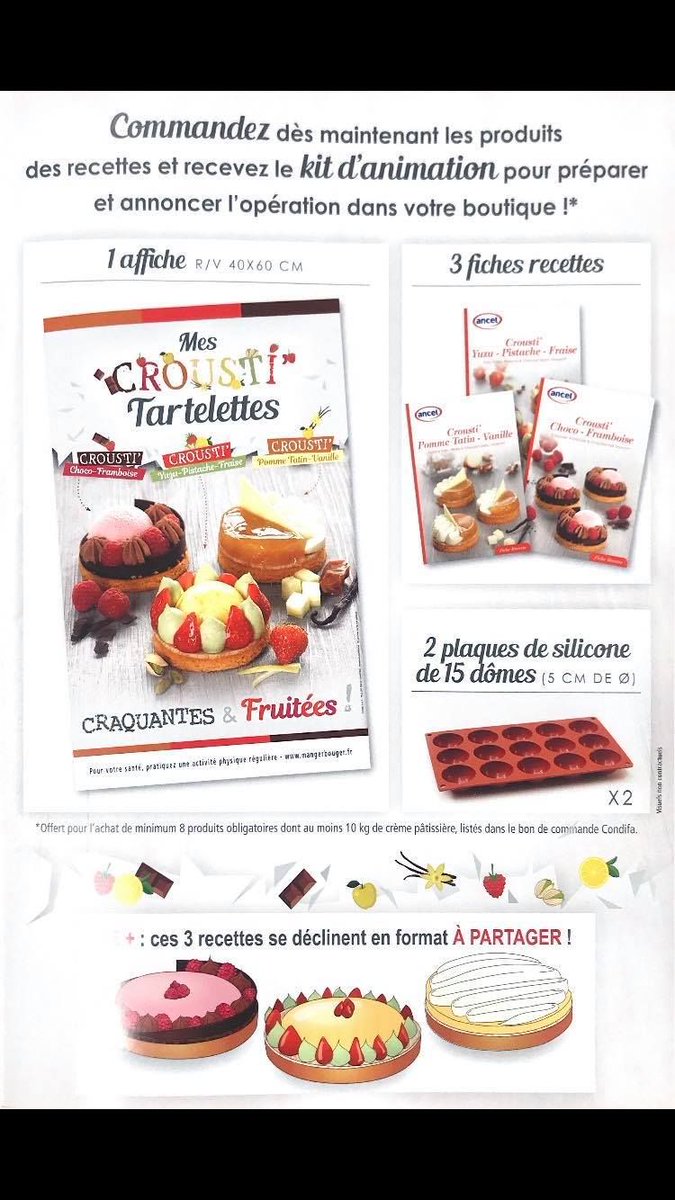 EtsServaes's tweet image. Opération CroustiTartelettes !

Renseignez-vous auprès de votre commercial ! 

#Etsservaes #disgroup #fournitureboulangerie
