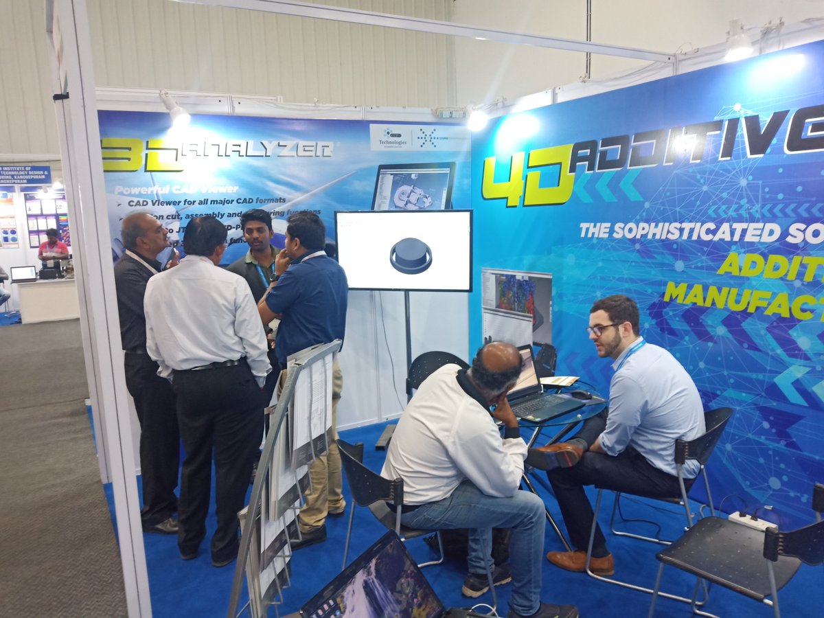 CoreTechnologie's tweet image. #Day5 pictures from @IMTEX 🇮🇳. Drop by our booth N° A160 🚩 in Hall 4, our team is waiting for you to present all new about our range of products ....
#IMTEX #CoreTechnologie #TheStrongestCADConverter #3D_Evolution #3Dprinting ️#4D_Additive #additivemanufacturing
