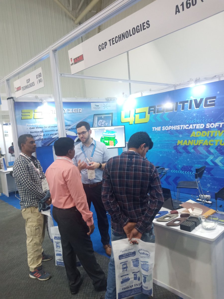 CoreTechnologie's tweet image. #Day5 pictures from @IMTEX 🇮🇳. Drop by our booth N° A160 🚩 in Hall 4, our team is waiting for you to present all new about our range of products ....
#IMTEX #CoreTechnologie #TheStrongestCADConverter #3D_Evolution #3Dprinting ️#4D_Additive #additivemanufacturing