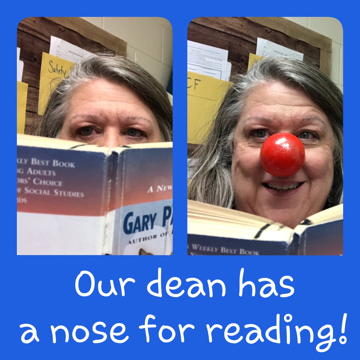 We are ALL enjoying literacy week at Romeo! Check it out: