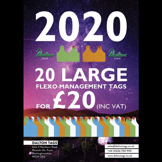 DaltonTags's tweet image. Come see us at @Dairy_TechUK - Stand P32🐄
💥20 tags for £20💥
An offer not to be missed!!👀

#20for20 #dairytech #showoffer #daltontags #dairyfarming #dairyfarmers #dairylove