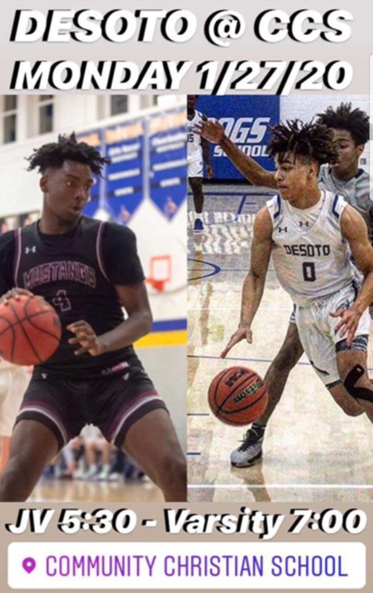 county_desoto's tweet photo. GameDay Desoto at CCS!!!
JV 530PM
VARSITY 7PM
#WEAREDESOTO 
#PLAYFOR24 https://t.co/CFlNSgGf2b
