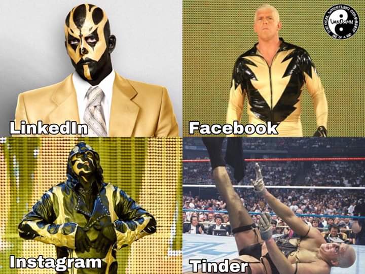 TRWC4LIFE's tweet photo. Goldust can do it all... #VanDamn https://t.co/sUPiCzqXGD