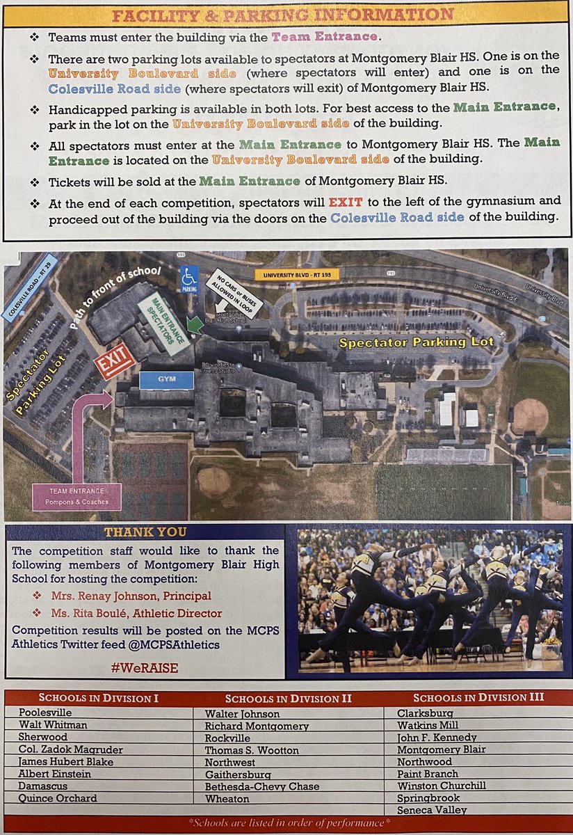 Poolesville AD (@phsfalcons18) on Twitter photo Come out and support our Poms as they compete in the MCPS Championship on Saturday 2/1 at Blair HS. Doors open at 5.
See a PHS Pom to buy your ticket $5. Check out the Fan Focus for detailed info including parking. #WeRAISE #falconsflyhigh <a href="/MrCarothersPHS/">Mark A. Carothers</a> <a href="/PHSathletics/">PHS Athletics</a> Come out and support our Poms as they compete in the MCPS Championship on Saturday 2/1 at Blair HS. Doors open at 5.
See a PHS Pom to buy your ticket $5. Check out the Fan Focus for detailed info including parking. #WeRAISE #falconsflyhigh <a href="/MrCarothersPHS/">Mark A. Carothers</a> <a href="/PHSathletics/">PHS Athletics</a>