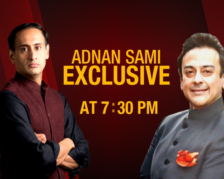 IndiaToday's tweet photo. .@AdnanSamiLive takes on his critics as a political war erupts over his Padma award. Watch the exclusive conversation with @rahulkanwal at 7:30 PM on @IndiaToday https://t.co/4TU153TTn0