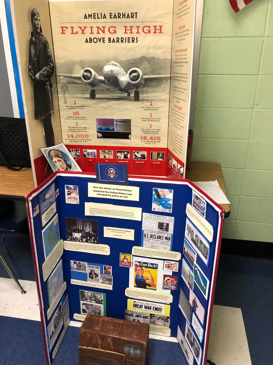 SSQueenB's tweet photo. Well done Team 8-1! National History Day 2020 Breaking Barriers exhibits  ⁦@OMS_NY⁩ ⁦@MitchBickman⁩ ⁦@Ms_Toscano⁩ https://t.co/ibFGAWckdj