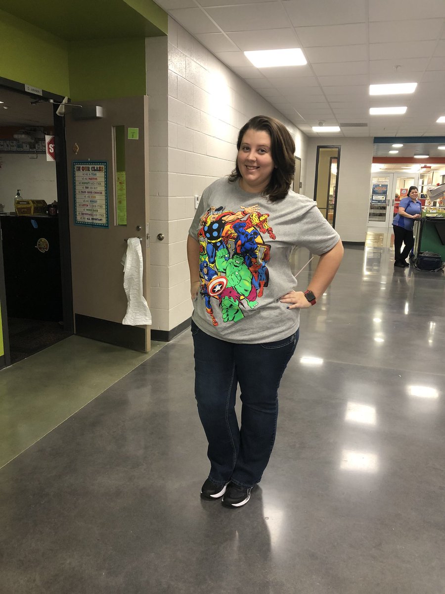 LibraryTera's tweet image. Reading gives you super powers! We are kicking off Celebrate Literacy week by dressing like our favorite super heroes. @HCPSLambES @hubofschool @PtaLamb