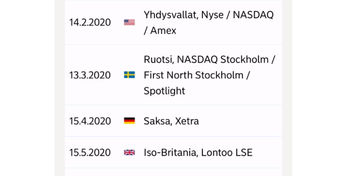 JariMustonen2's tweet photo. Hei sijoittajat! Nordean koko vuoden osakesäästöpäivät on nyt selvillä. Seuraavana vuorossa helmikuussa 🇺🇸 Yhdysvallat. Hintaetuna toimeksiannot enintään 1 €. 
Lisätietoja ➡️ https://t.co/S1u8CAxLUW
#sijoittaminen #nordea https://t.co/7Afauj26A0
