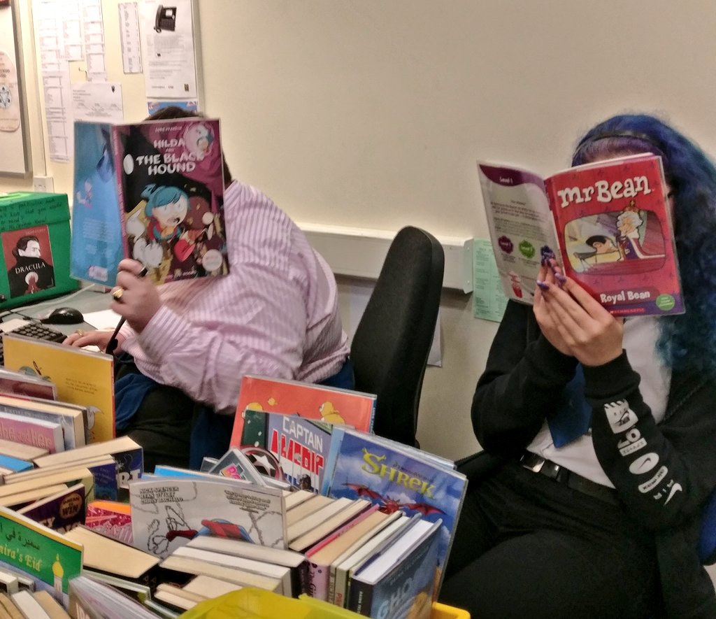 Knightswood School Library tweet media