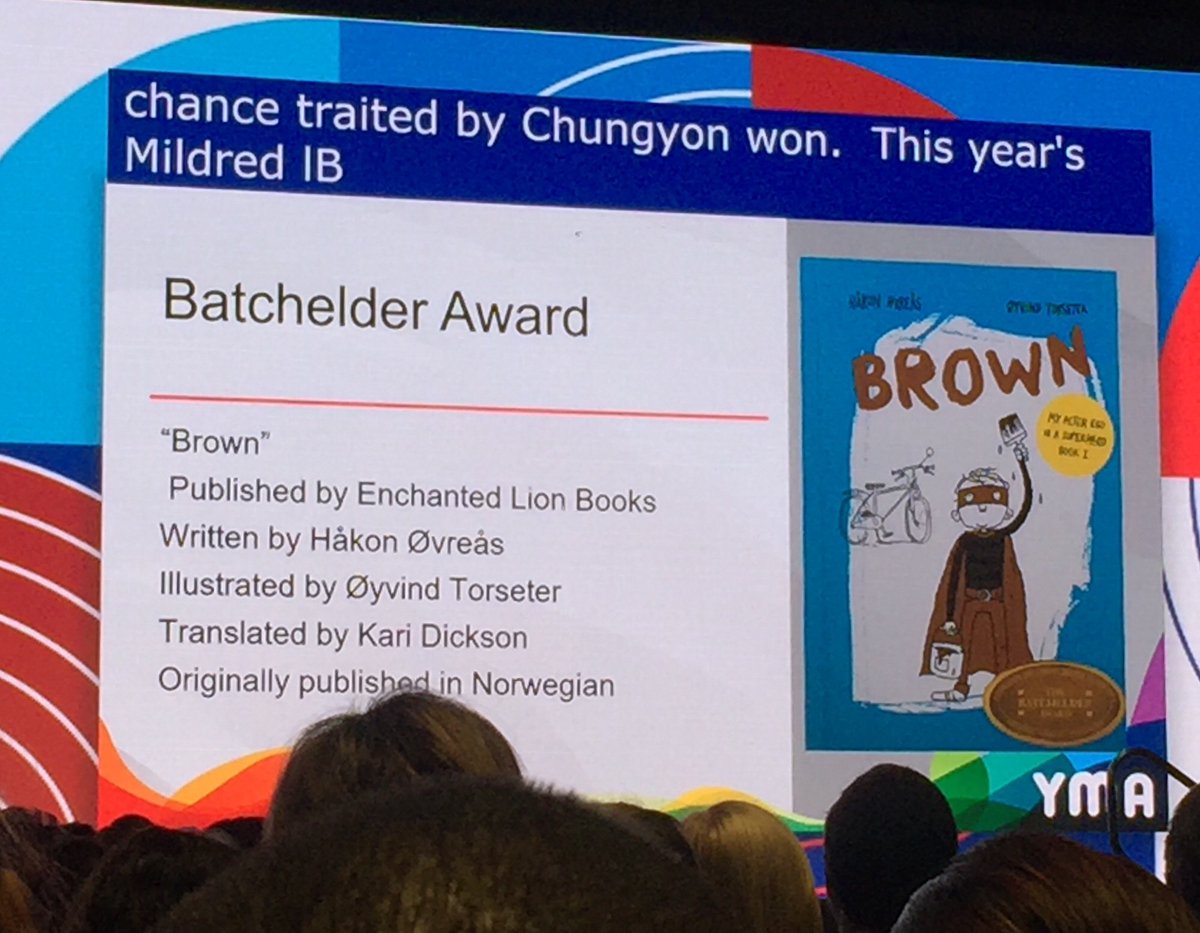 HornBook's tweet image. Batchelder Award #ALAyma #alamw2020