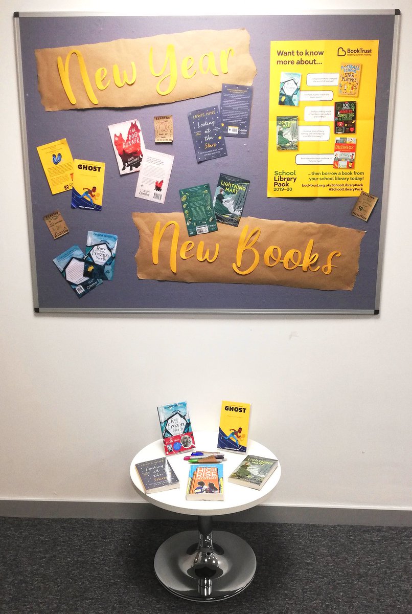 DHSLibraryLT's tweet image. Stuck for a book?

Our new display features the great books incl. in @Booktrust's #schoollibrary pack. Whether you're after a thrilling whodunnit, inspirational biography, or journey into the past - we've got something for you!

(Plus - don't forget to add a #readingresolution!)
