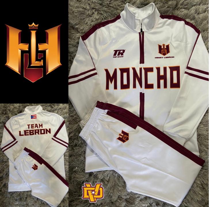 Gracias a #DVTrackSuits 🇵🇷 que en esta ocasión se une como auspiciadores del #TeamMoncho  Excelentes tracksuits, no dejen de pedir los suyos! Los veo en #Feb28  #KissimmeeFl #Boxeo #Telemundo #Toprank #Aguadilla