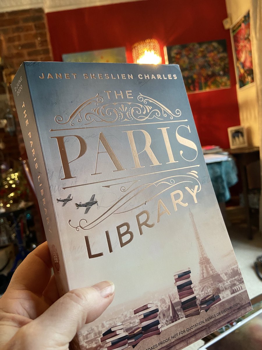 JillMansell's tweet image. My obsession with WW2 fiction continues and I’ve only just started reading but am already LOVING #TheParisLibrary by ⁦@skesliencharles⁩. (Publishes in June ‘20) Also, what a stunning cover! ⁦@TwoRoadsBooks⁩ ❤️🤍💙