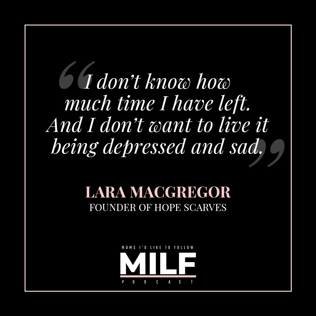This quote might be tough to read for many of us, and that's okay. ❤️
.
Available now wherever you find podcasts and milfpodcast.com/84
.
#momsidliketofollow #mothers #motherhood #breastcancer #hopescarves #cancerresearch #40Under40 #GoodHousekeeping