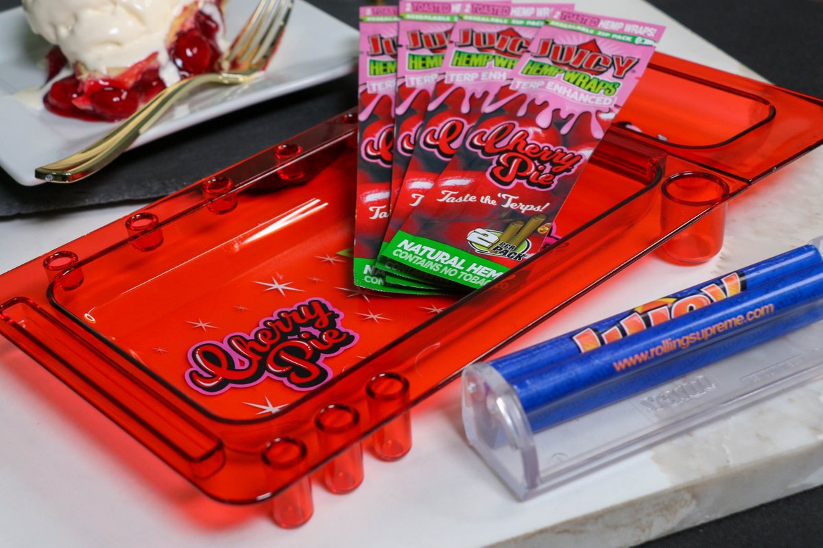 Indulge in the saccharine Cherry Pie Bundle with Juicy Jays Terp Enhanced Hemp Wraps 🍒
Find it at the link below 🎩

bit.ly/2RzATq1