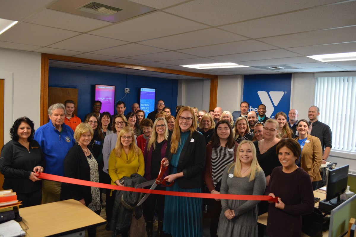 Grand Opening of the new <a href="/PlymouthYMCA/">Plymouth YMCA</a> office in PARC. They will be using the PARC's athletic fields, gyms, classrooms, and pool. #PlymouthRocks