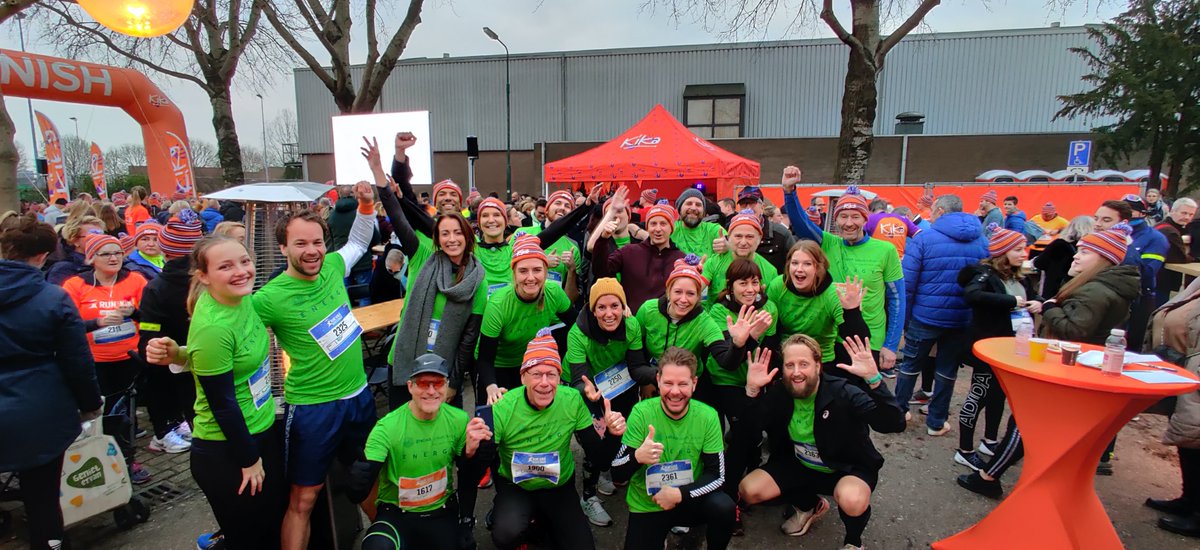 Twee ton voor KiKa! Dankzij alle sportievelingen, die gisteren meededen aan de Winterrun voor KiKa in Utrecht. Top gedaan collega's van onze school + de resterende circa 1400 deelnemers.