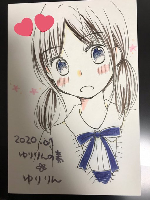 あとこんな感じのポストカードサイズの手描きイラストを少数頒布しようと思っています。まだお値段とか決めてないので改めてお知らせします…!(てかいくらが適正なのかわからない…) 