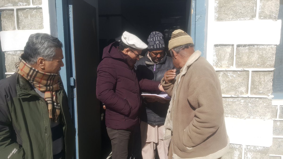 DKharmang's tweet photo. Visiting health facilities to ensure better health care in snow covered village Mayardu Kharmang GB. https://t.co/aLfBxS30U0